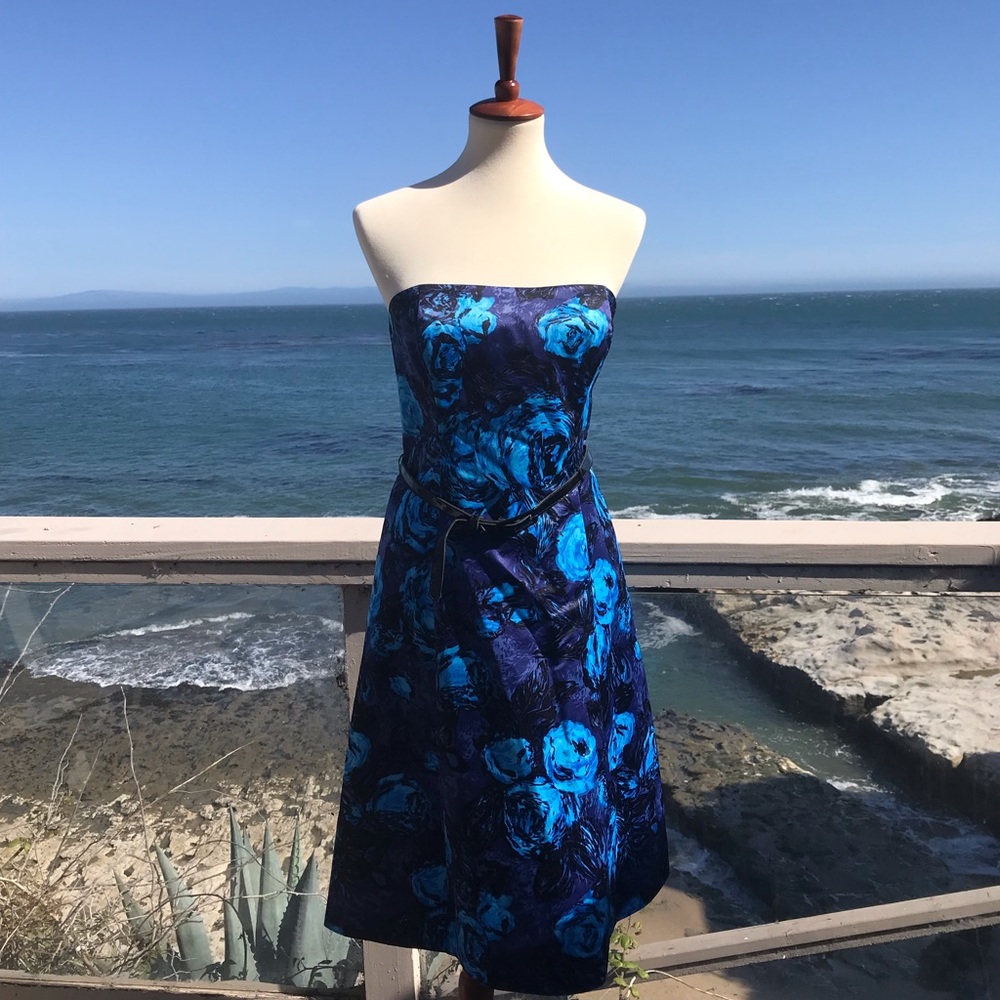 *NEW* Blue Strapless Party / Cocktail Dress Size 10